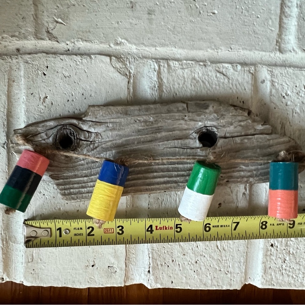 Handmade driftwood hanging piece